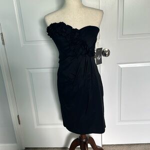 Maggy London strapless black dress
